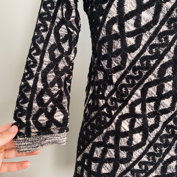 Anthropologie MOTH grey knit pullover sweater mini dress, sm/xs - Picture 8 of 9